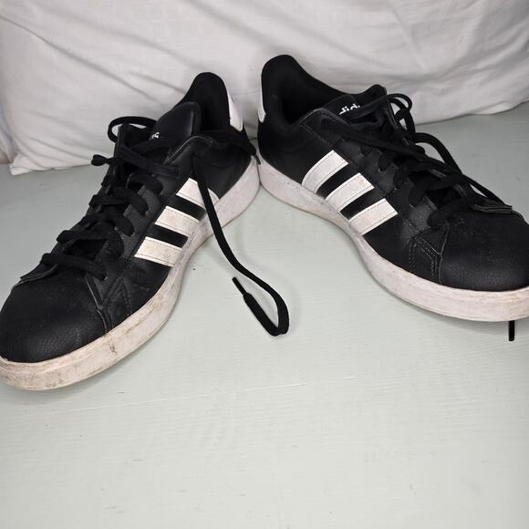 Adidas Grand Court Cloudform Base Black Mens Shoes Size 8.5US - Picture 6 of 9